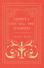 Summer's Last Will and Testament By Thomas Nashe Cover Image