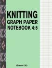 Knitting Graph Paper Notebook 4: 5 (Green-120): 120 Pages 4:5 Ratio Knitting Chart Paper By Bizcom USA Cover Image