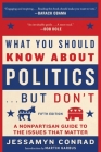 What You Should Know About Politics . . . But Don't, Fifth Edition: A Nonpartisan Guide to the Issues That Matter By Jessamyn Conrad, Martin Garbus (Introduction by) Cover Image