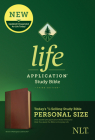 NLT Life Application Study Bible, Third Edition, Personal Size (Leatherlike, Brown/Tan) Cover Image