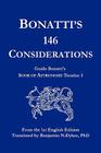 Bonatti's 146 Considerations Cover Image