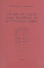Studies in Local Case Relations in Mycenaean Greek Cover Image