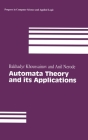 Automata Theory and Its Applications (Progress in Computer Science and Applied Logic #21) By Bakhadyr Khoussainov, Anil Nerode Cover Image