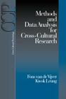 Methods and Data Analysis for Cross-Cultural Research (Cross Cultural Psychology #1) Cover Image
