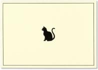 Note Card Black Cat By Inc Peter Pauper Press (Created by) Cover Image