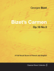 Bizet's Carmen - A Full Vocal Score in French and English Cover Image