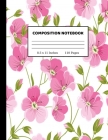 Composition Notebook: Wide Ruled School Composition Books - 8.5 x 11, 110 pages Cover Image