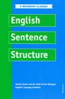 English Sentence Structure By Michigan English Language Institute Cover Image