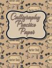 Calligraphy Practice Paper: Calligraphy Guidelines, Calligraphy Workbooks, Calligraphy Paper Ruled, Hand Lettering Sheets, Cute Barbershop Cover Cover Image