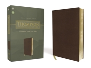 Esv, Thompson Chain-Reference Bible, Leathersoft, Brown, Red Letter By Frank Charles Thompson (Editor), Zondervan Cover Image