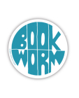 Book Worm (Blue) Sticker (Lovelit) By Gibbs Smith Gift (Created by) Cover Image
