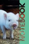 Notebook: Cute Piglet Petite Composition Book for Researching Mini Pigs for Sale Near Me Cover Image