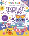 Zen Zoo: Sticker Art & Coloring: Activity Book with Over 400 Stickers Cover Image