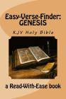 Easy-Verse-Finder: Genesis KJV Holy Bible (a Read-With-Ease Book) Cover Image