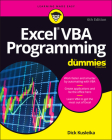 Excel VBA Programming for Dummies By Dick Kusleika Cover Image