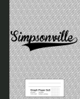 Graph Paper 5x5: SIMPSONVILLE Notebook By Weezag Cover Image