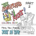 The Adventures of Mimi the Artist: Part 2- Just In Time - Coloring Book Version By Lynn Melchiori, Lynn Melchiori (Illustrator) Cover Image