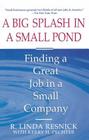 A   Big Splash in a Small Pond  : Finding a Great Job in a Small Company By Linda Resnick Cover Image