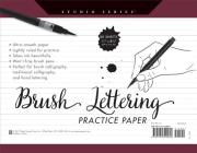 Brush Lettering Practice Pad By Inc Peter Pauper Press (Created by) Cover Image