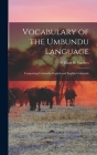 Vocabulary of the Umbundu Language: Comprising Umbundu-English and English-Umbundu By William H. Sanders Cover Image