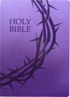KJV Holy Bible, Crown of Thorns Design, Large Print, Royal Purple Ultrasoft: (Red Letter, 1611 Version) By Whitaker House Cover Image