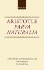 Parva Naturalia (Australian Bibliographies) By Aristotle, David Ross (Revised by) Cover Image