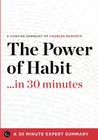 Summary: The Power of Habit ...in 30 Minutes - A Concise Summary of Charles Duhigg's Bestselling Book Cover Image