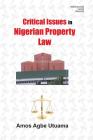Critical Issues in Nigerian Property Law Cover Image