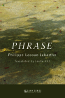 Phrase (Suny Series) By Philippe Lacoue-Labarthe, Leslie Hill (Translator) Cover Image