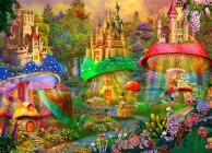 Brain Tree - Dream Castle 1000 Pieces Jigsaw Puzzle for Adults: With Droplet Technology for Anti Glare & Soft Touch Cover Image