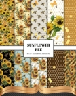Sunflower Bee Scrapbook Paper By The Inky Lion Cover Image