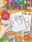 Preschool Workbook Age 4 for Left Handed: Handwriting Practice Workbook for Kindergarten Kids Ages 3-5, Coloring Activity Book with Animals, Perfect a By Hellen's Paperheart Cover Image
