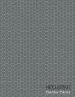 Hexagonal Graph Paper Notebook: Organic Chemistry Small 1/4 Inch Hexes - Textured Gray Cover Image