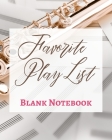 Favorite Play List - Blank Notebook - Write It Down - Pastel Rose Gold Brown - Abstract Modern Contemporary Unique Cover Image