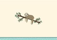 Note Card Sloth By Inc Peter Pauper Press (Created by) Cover Image