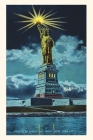 Vintage Journal Statue of Liberty at Night, New York Harbor By Found Image Press (Producer) Cover Image