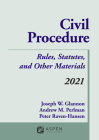 Civil Procedure: Rules, Statutes, and Other Materials, 2021 Supplement (Supplements) By Joseph W. Glannon, Andrew M. Perlman, Peter Raven-Hansen Cover Image
