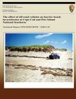 The effect of off-road vehicles on barrier beach invertebrates at Cape Cod and Fire Island National Seashores Cover Image