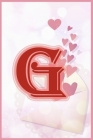 G: Cute Initial Monogram Letter G, Note Taking for Girls and Women 6