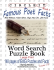 Circle It, Famous Poet Facts, Book 1, Word Search, Puzzle Book Cover Image