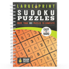 Large Print Sudoku Puzzles Orange (Brain Busters) By Parragon Books (Editor) Cover Image