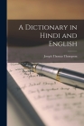 A Dictionary in Hindi and English Cover Image