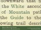 White Mountain Guide: A Centennial Retrospective Cover Image