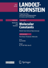 (H2o (Hoh), Part 1 Beta: Molecular Constants Mostly from Infrared Spectroscopy Subvolume C: Nonlinear Triatomic Molecules By Guy Guelachvili (Editor), Nathalie Picqué Cover Image
