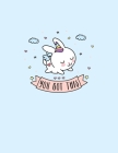 Bunnycorn Bunny Unicorn Rabbit Notebook: A Cute Unibunny Notebook to Write In By Pretty Cute Books Cover Image
