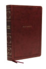 Nkjv, Reference Bible, Super Giant Print, Leathersoft, Brown, Red Letter Edition, Comfort Print: Holy Bible, New King James Version By Thomas Nelson Cover Image