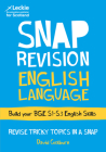 BGE English Language: Revision Guide for S1 to S3 English (Leckie SNAP Revision) Cover Image