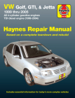 VW Golf, GTI, & Jetta, 1999 thru 2005 Haynes Repair Manual (Automotive Repair Manual) Cover Image