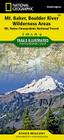 Mount Baker and Boulder River Wilderness Areas Map [Mt. Baker-Snoqualmie National Forest] (National Geographic Trails Illustrated Map #826) By National Geographic Maps Cover Image