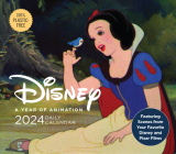 Disney A Year of Animation 2024 Daily Calendar By Chuck Wilson,  Disney and Pixar Cover Image